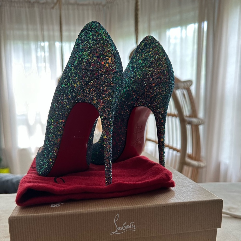 Sparkling Christian Louboutins